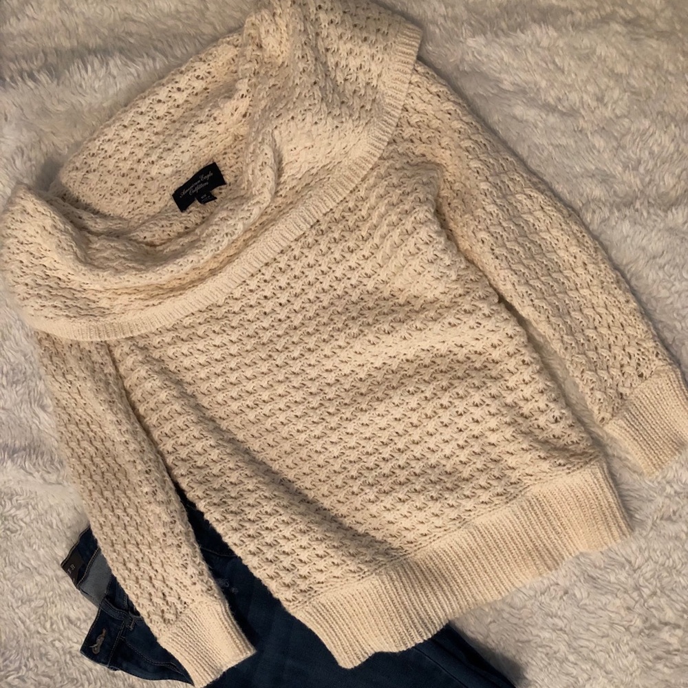 Off the shoulder sweater